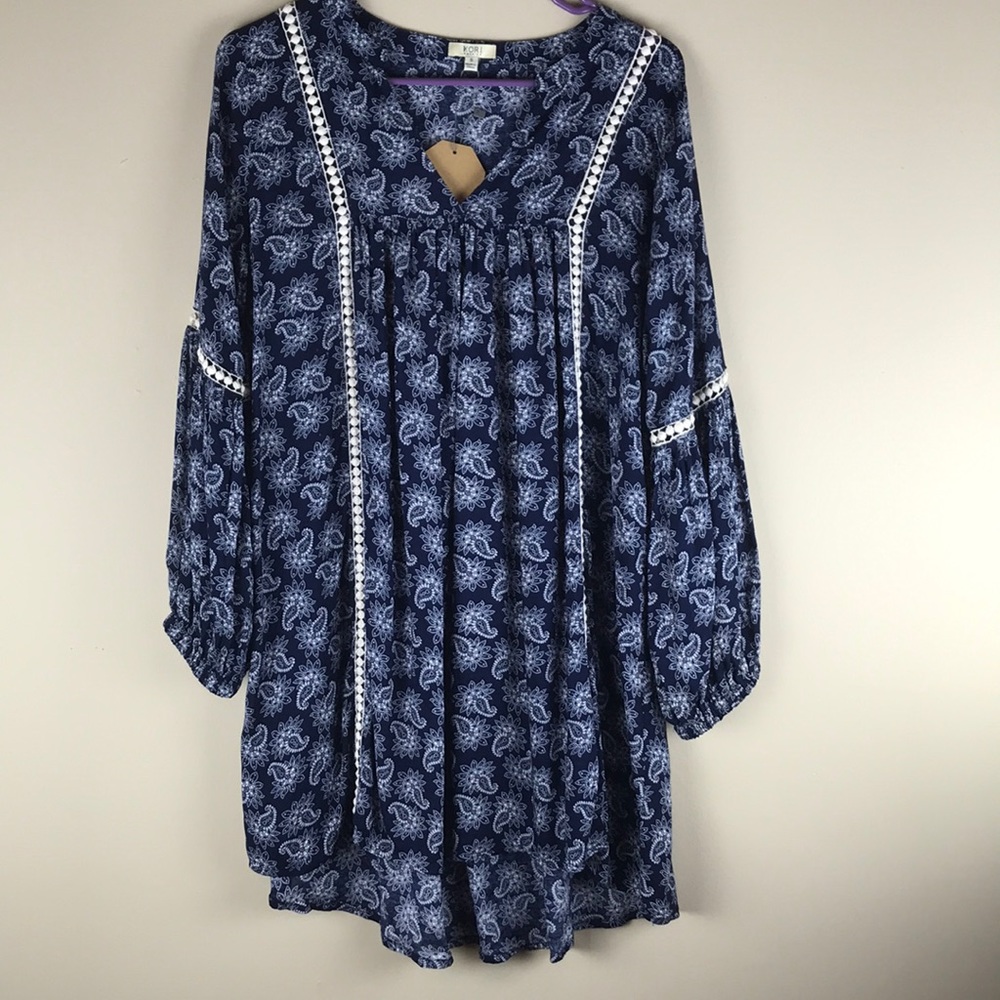 NWT Kori America Tunic Top